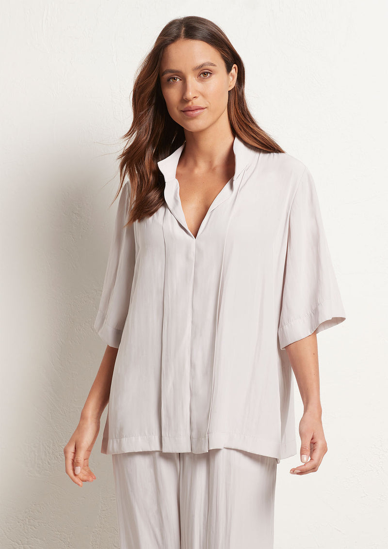 Mela Purdie Mache Bevel Neck Plaza