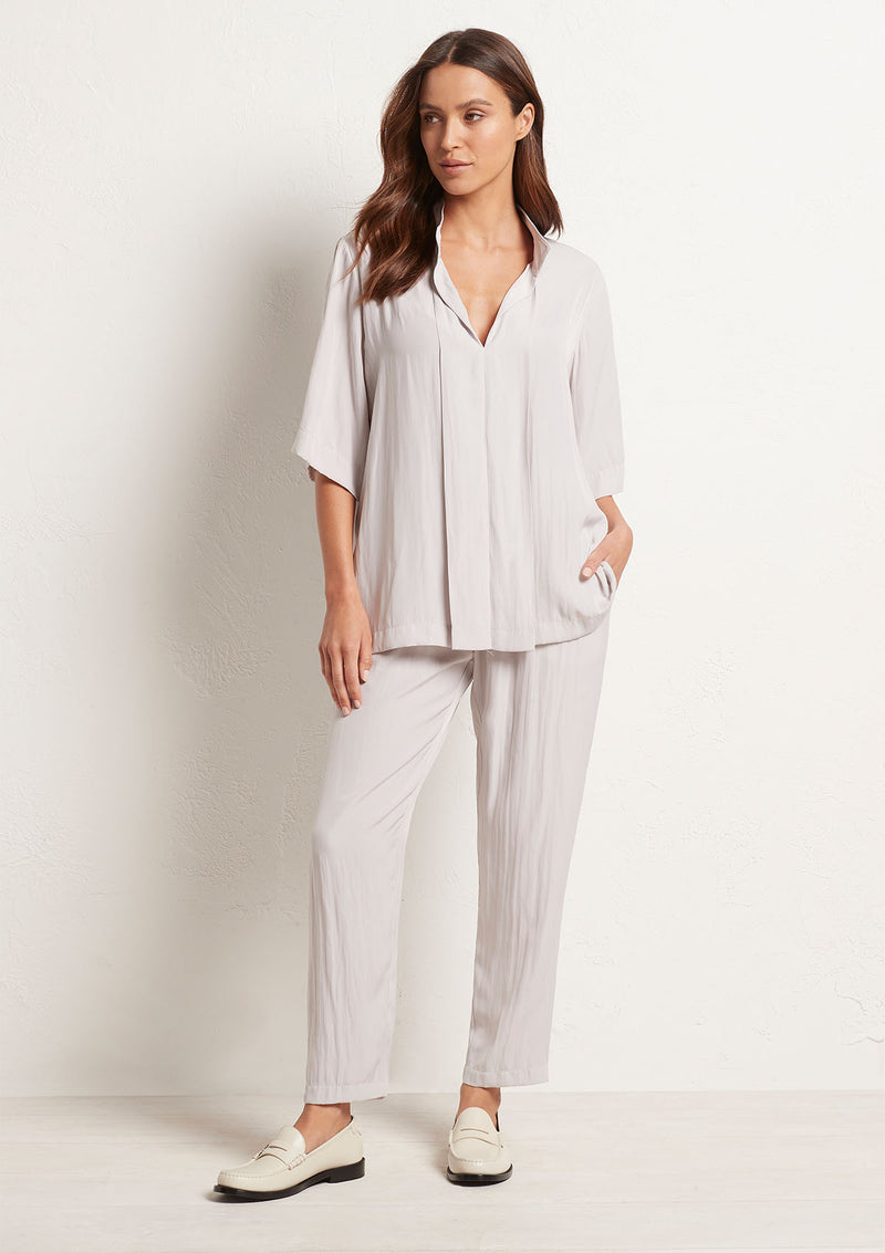 Mela Purdie Mache Bevel Neck Plaza