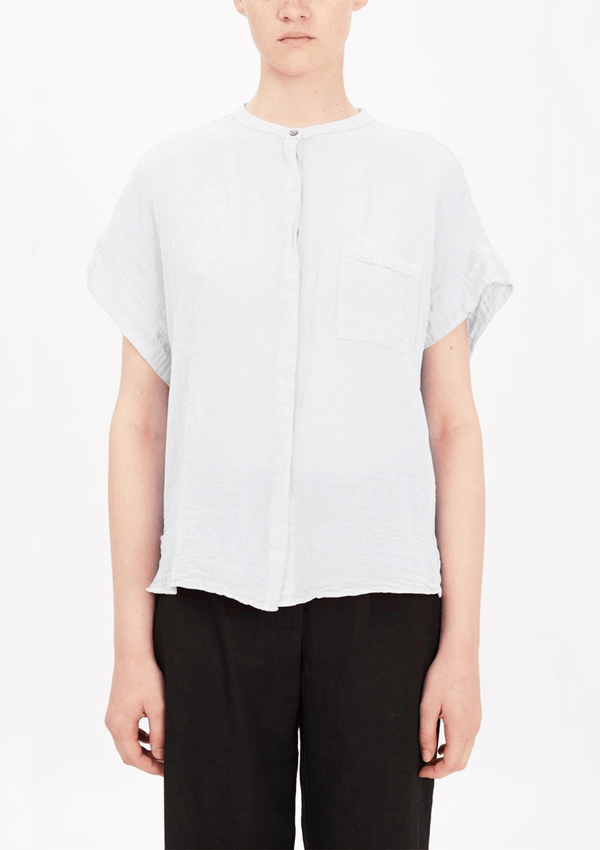 POMANDÈRE Textured SS Shirt Sky