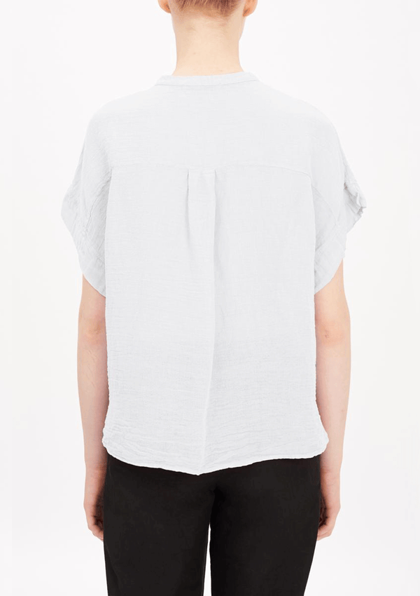 POMANDÈRE Textured SS Shirt Sky