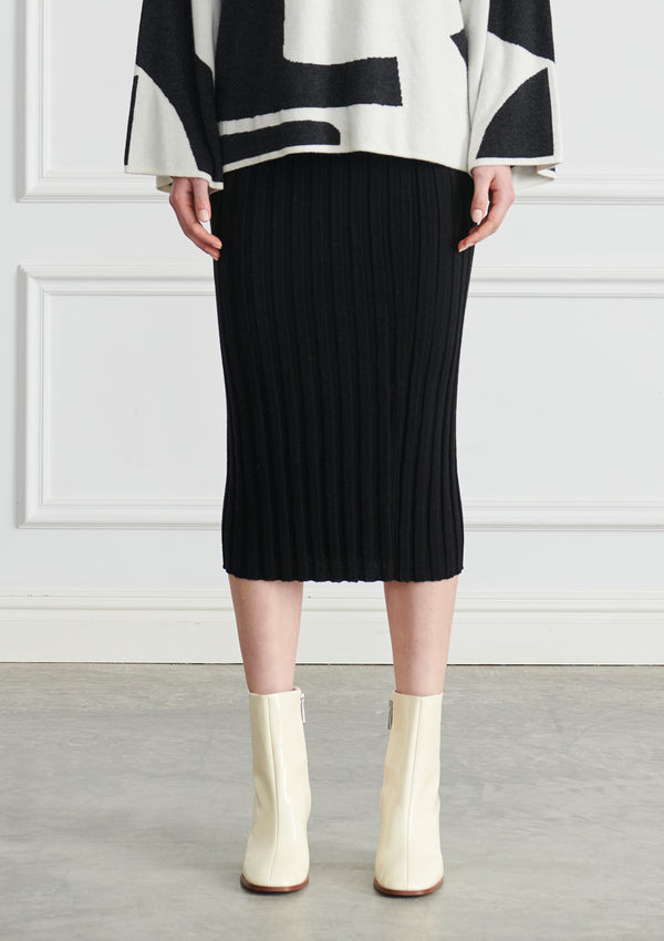 Apartment Clothing Lou Ribbed Midi Skirt