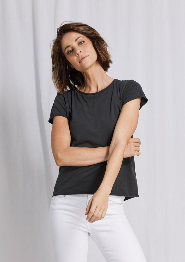 American Vintage Round Neck Short Slv Tee