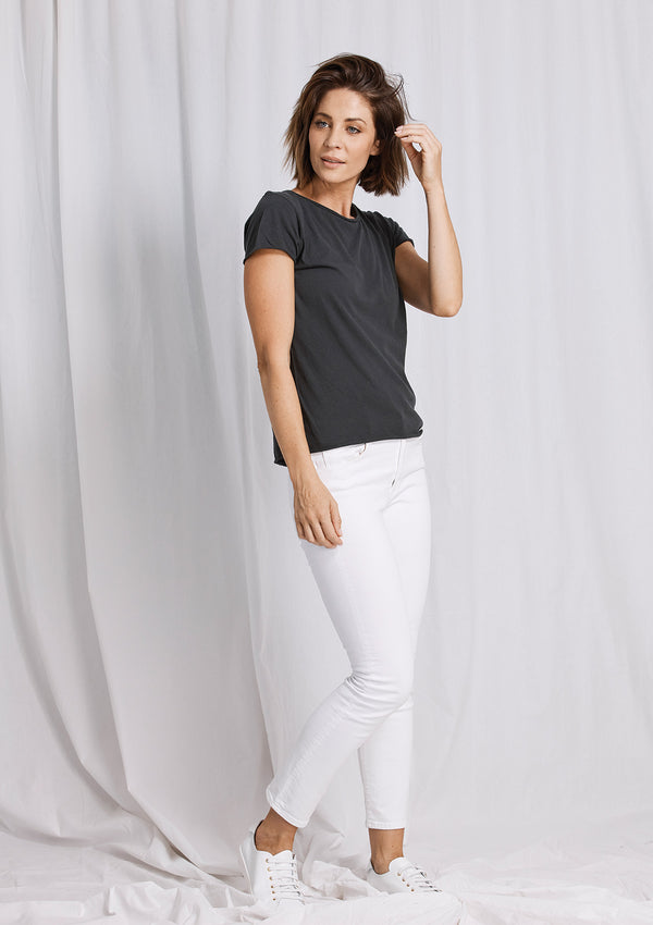 American Vintage Round Neck Short Slv Tee