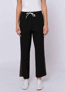 Alessandra Black Tie Pant