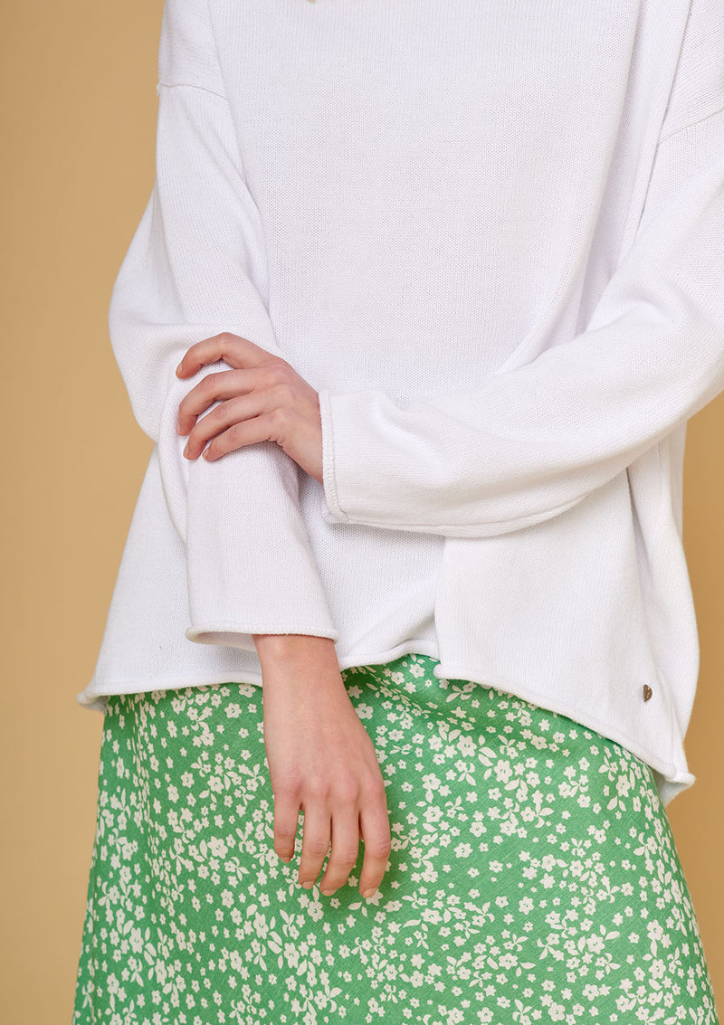 Alessandra Brianna Sweater - White