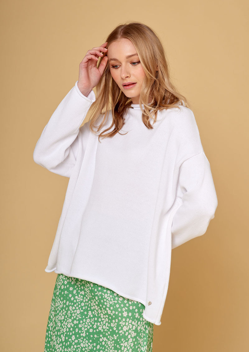 Alessandra Brianna Sweater - White