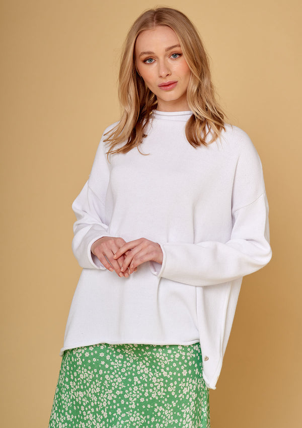 Alessandra Brianna Sweater - White