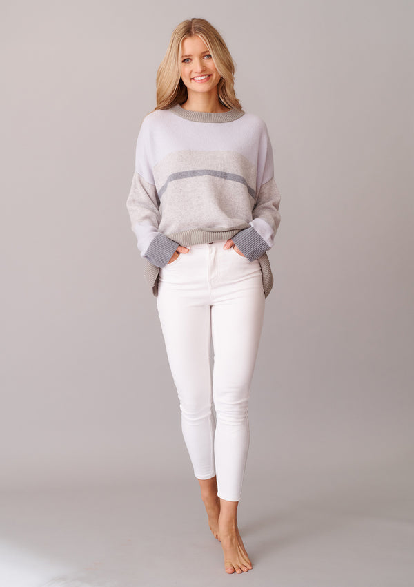 Alessandra Soleil Splice Sweater