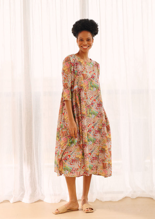 Alessandra Moments Print Alice Dress