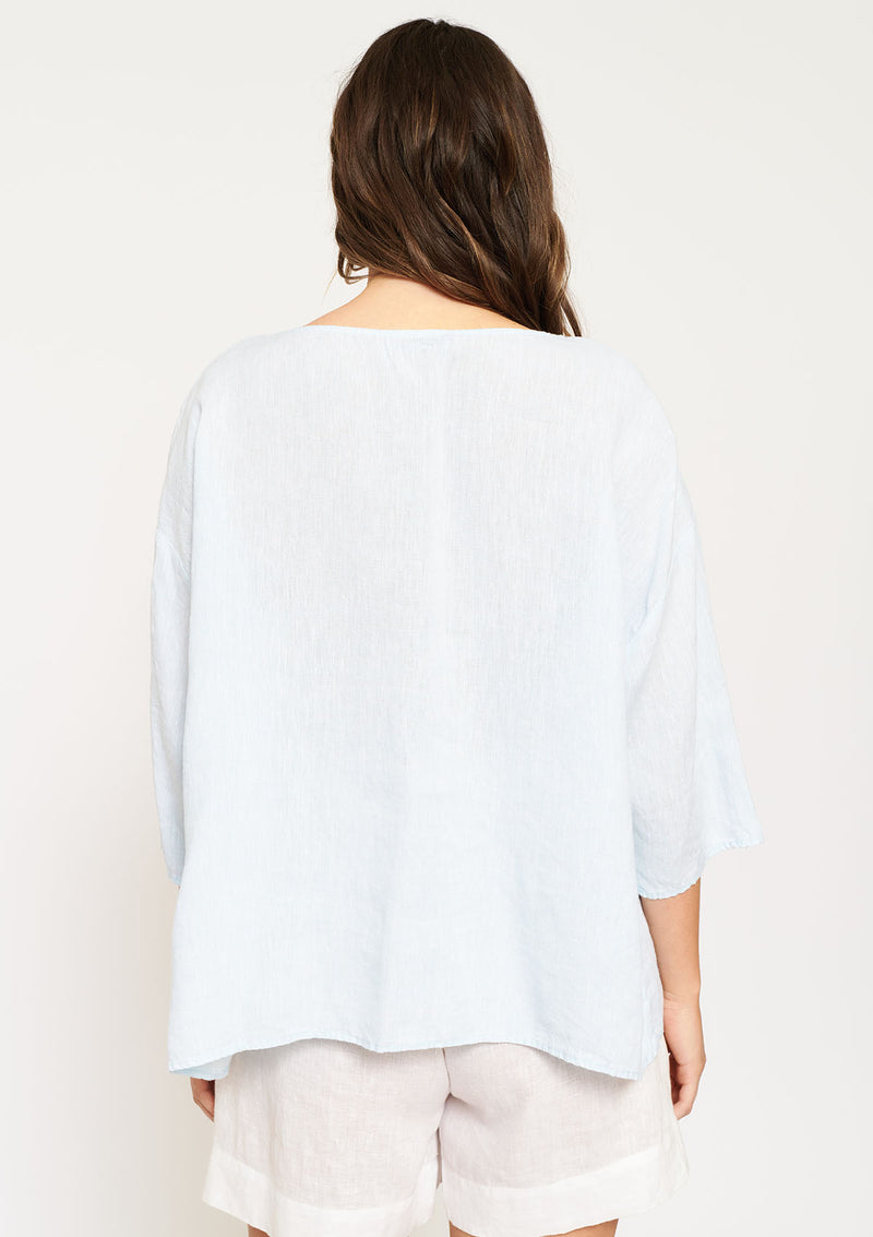 Alessandra Linen Windcheater