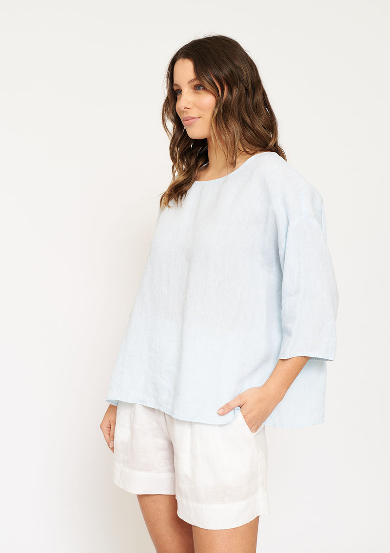 Alessandra Linen Windcheater