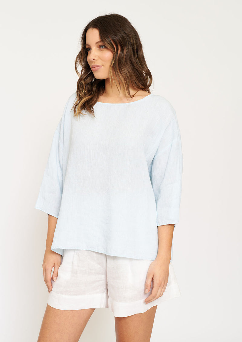 Alessandra Linen Windcheater