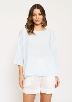 Alessandra Linen Windcheater