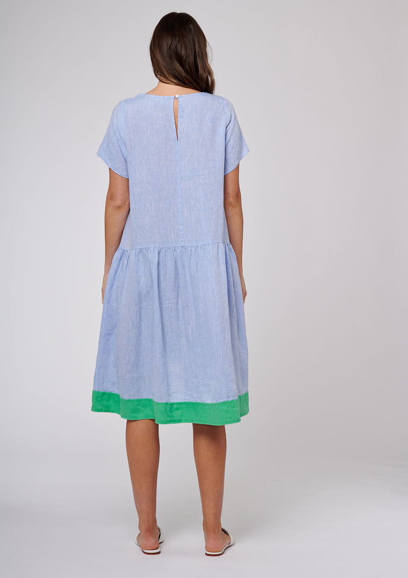 Alessandra Celeste Dress