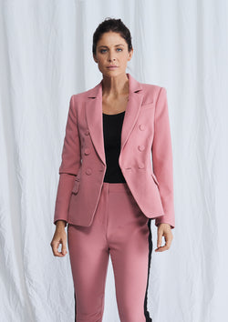 Luxe Deluxe Borderline Structured Blazer