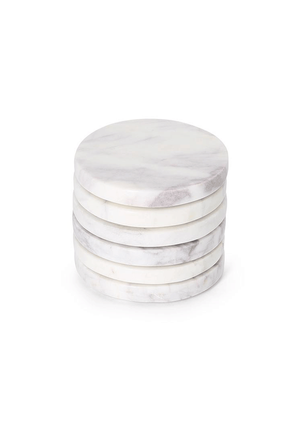 Marble Basics Round Coaster