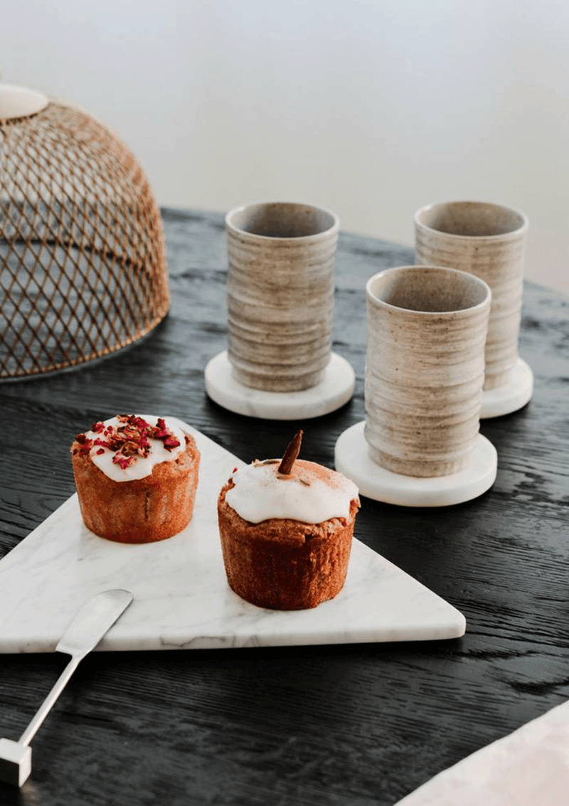 Marble Basics Round Coaster