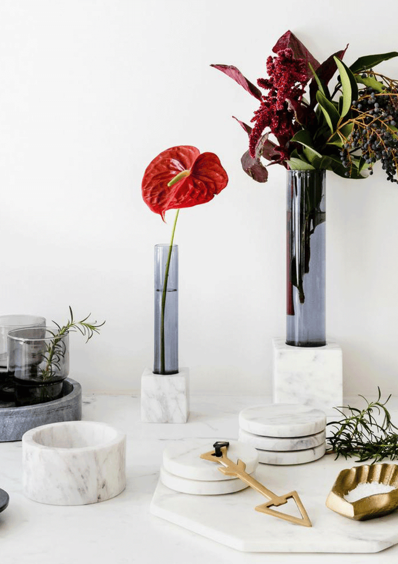 Marble Basics Round Coaster