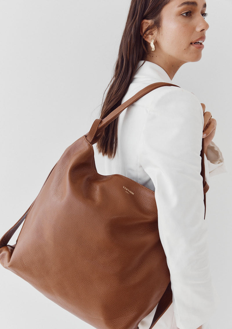 Backpack shop tote leather