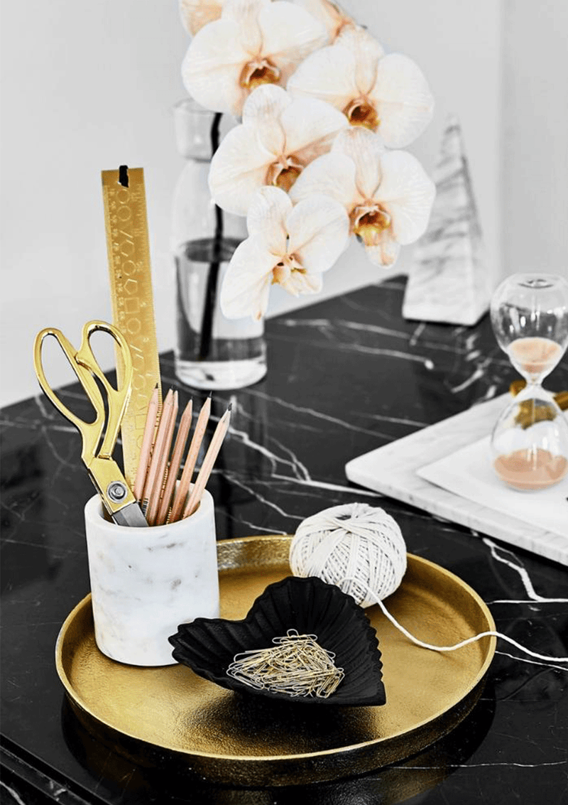 Marble Basics Heart Dish