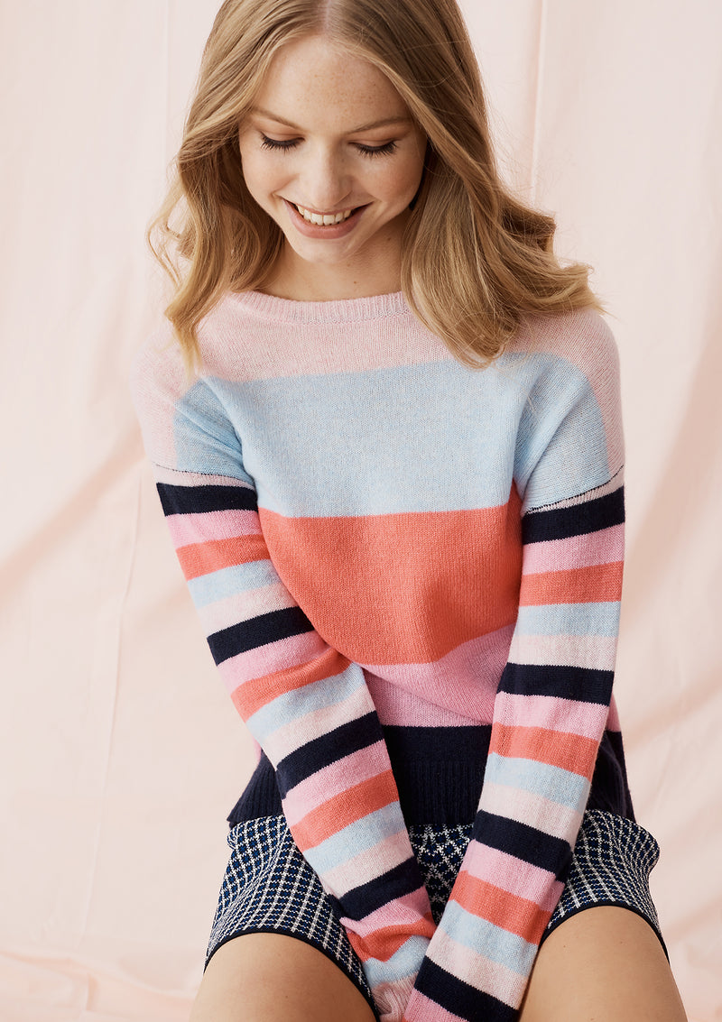 Alessandra Whitney Stripe Sweater