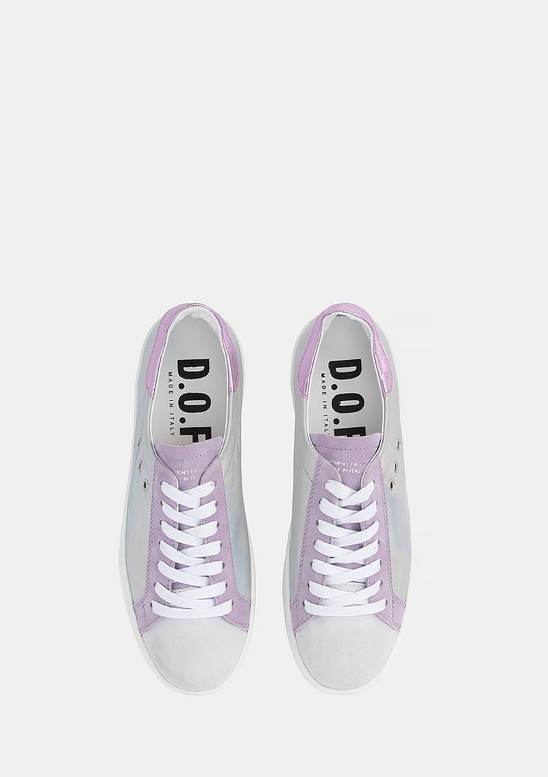 DOF Silver Iridescent Indiana Sneaker