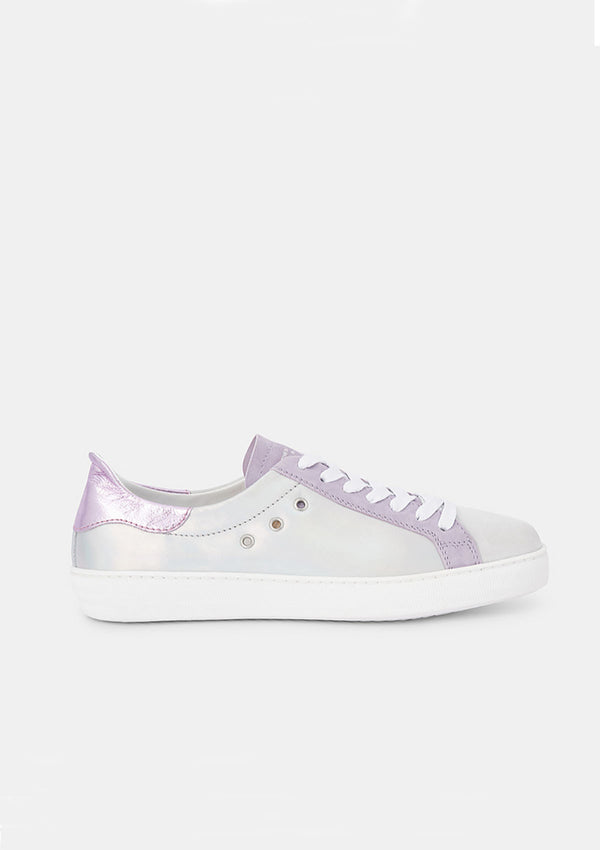 DOF Silver Iridescent Indiana Sneaker