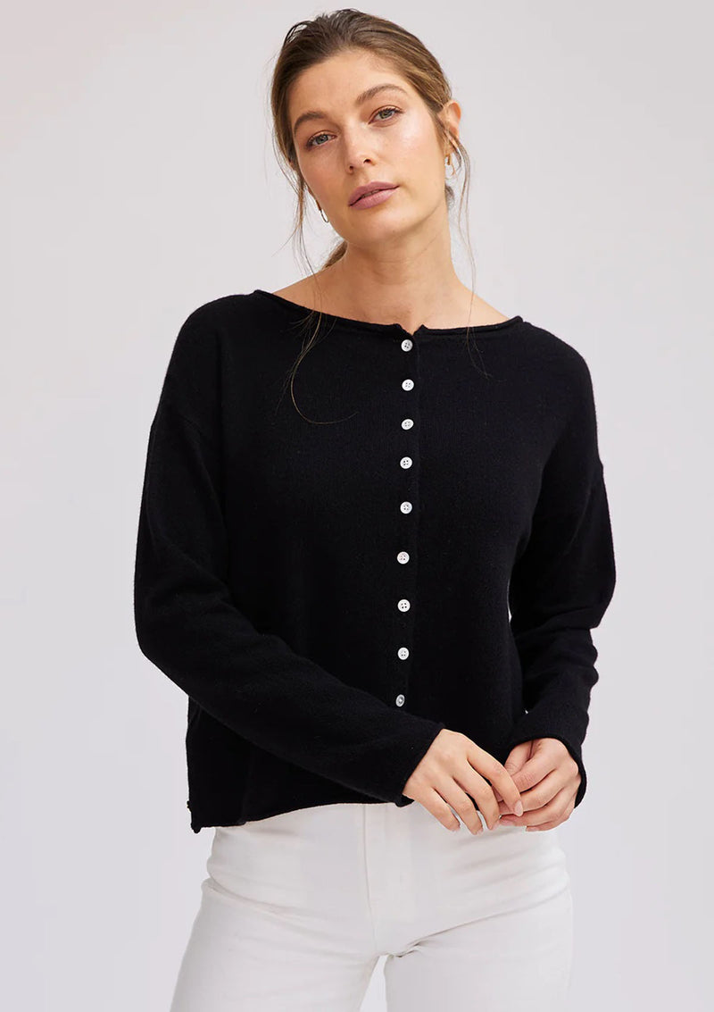 Mia Fratino Pure Reversible Button Cardigan
