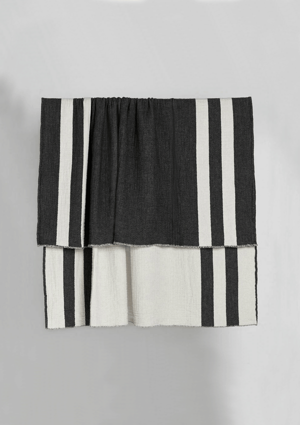 SAARDÈ Enes Black Wool Throw