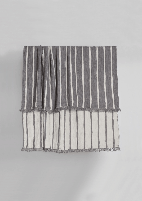 SAARDÈ Enes Pale Grey Throw
