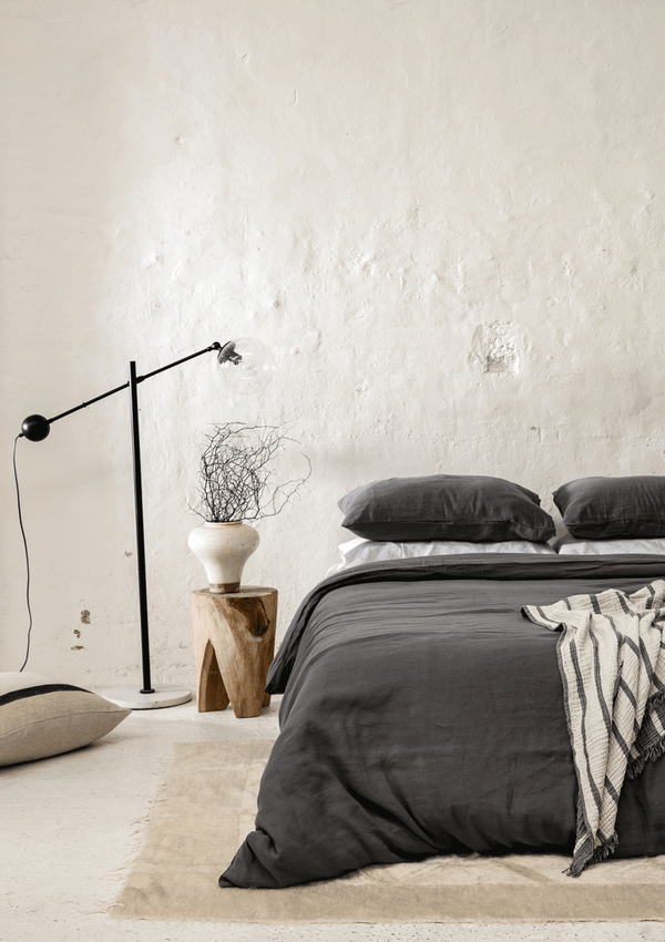 SAARDÈ Enes Pale Grey Throw
