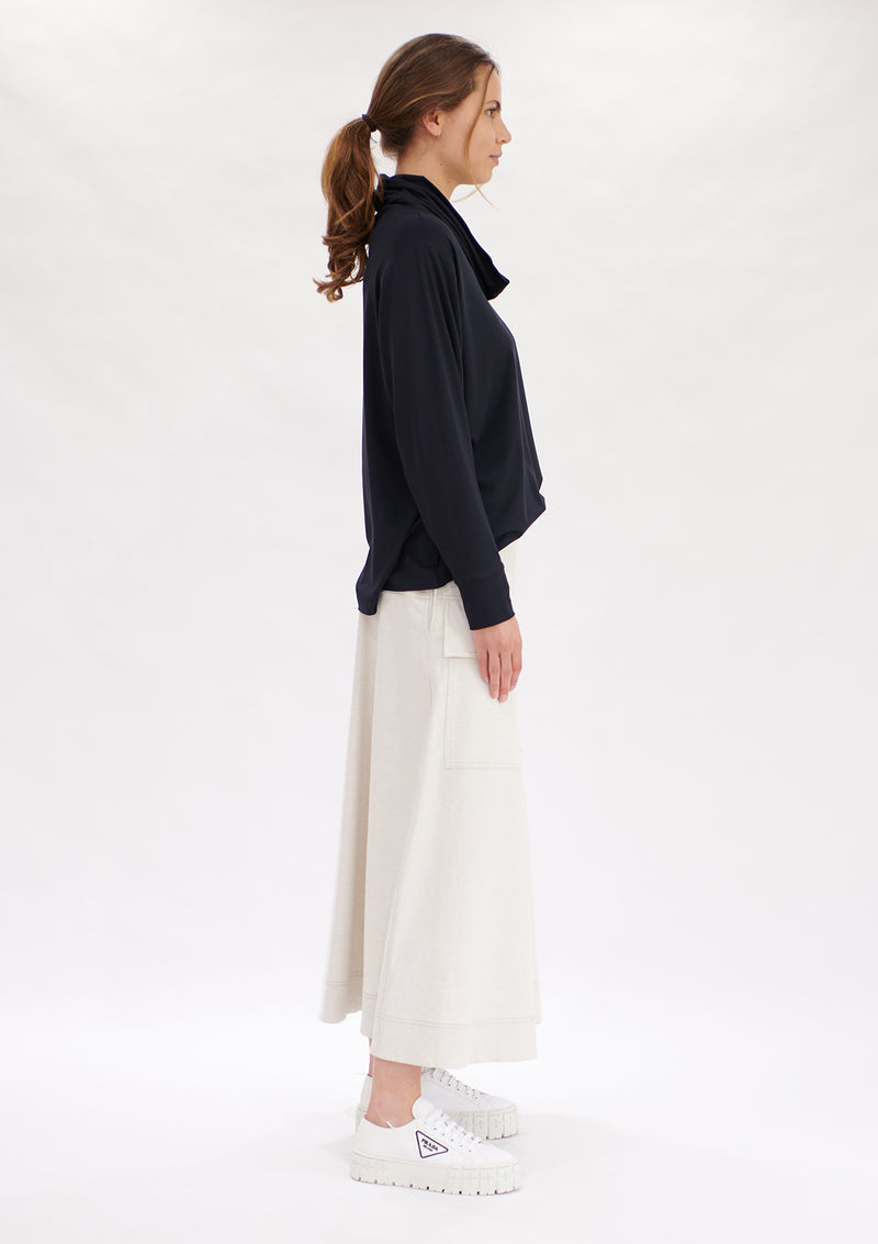 Mela Purdie Polished Canvas Duo Pocket Skirt