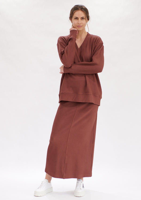 Mela Purdie Ridge Rib Arrow Skirt