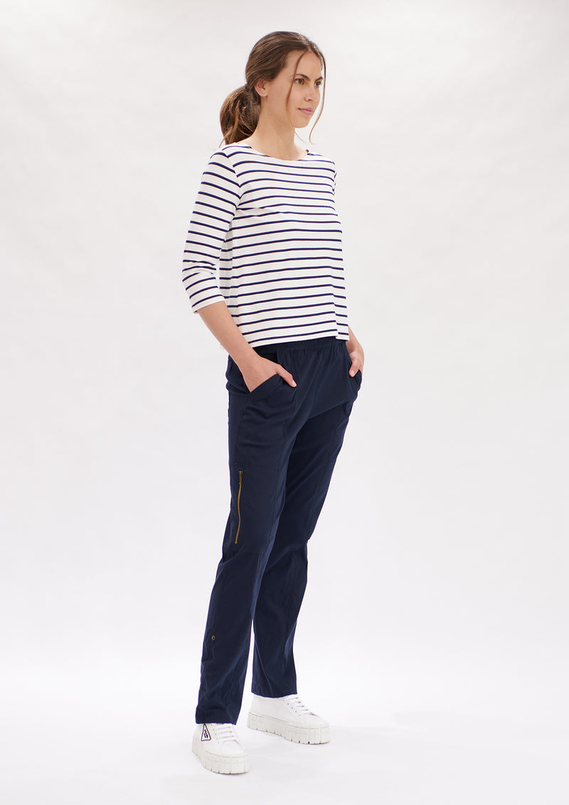 Mela Purdie Artisan Stripe Relaxed Boat Neck