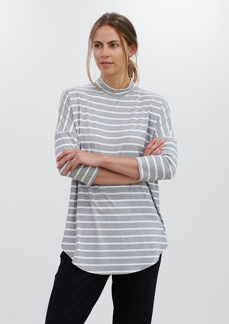 Mela Purdie Block Stripe Crew Neck Sweater