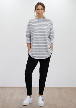 Mela Purdie Block Stripe Crew Neck Sweater