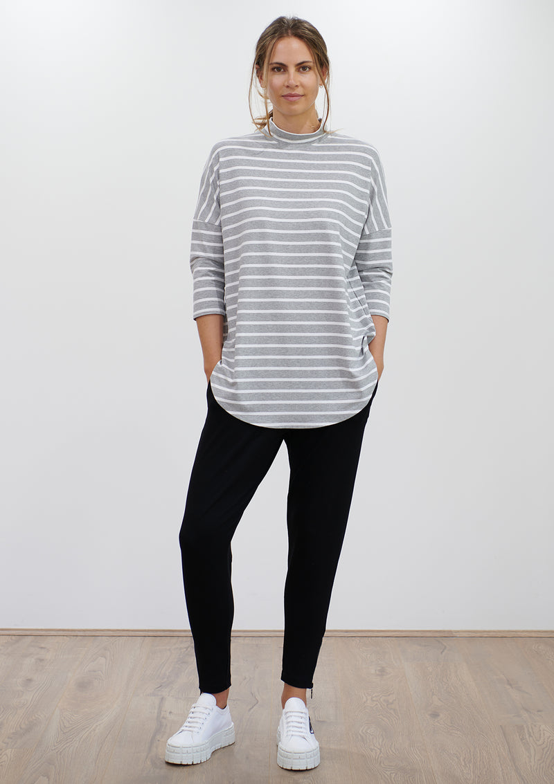 Mela Purdie Block Stripe Crew Neck Sweater