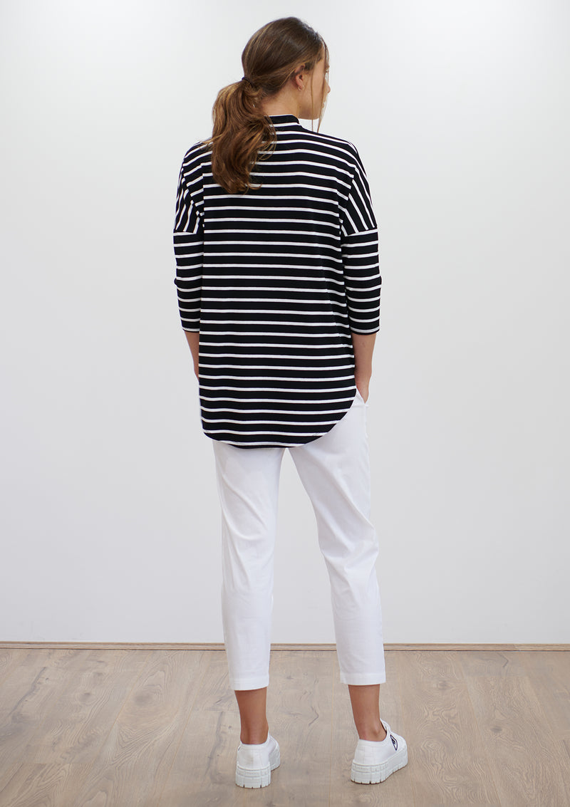 Mela Purdie Block Stripe Crew Neck Sweater