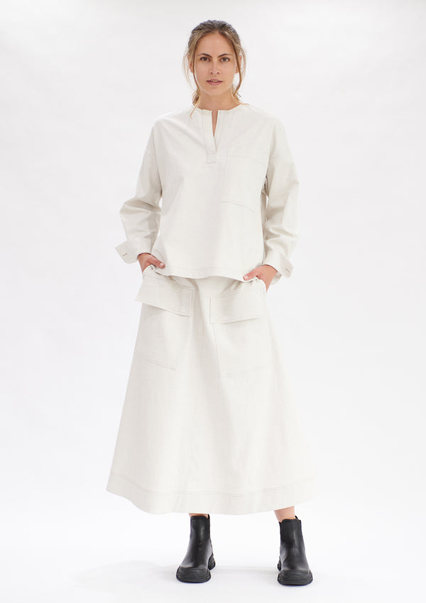 Mela Purdie Polished Canvas Shell Shirt