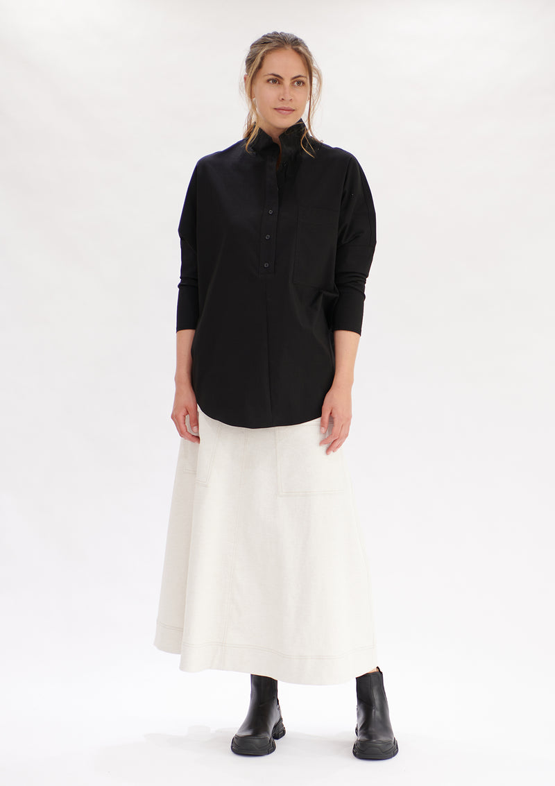 Mela Purdie Polished Canvas Duo Pocket Skirt