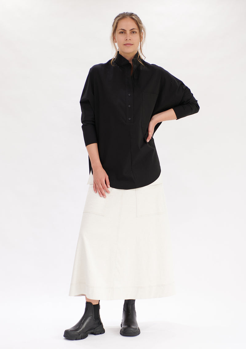 Mela Purdie Polished Canvas Duo Pocket Skirt