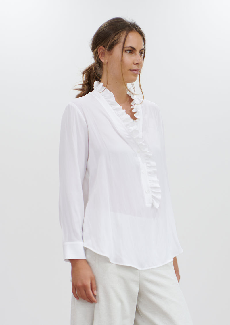 Mela Purdie Mache Flute Frill Shirt