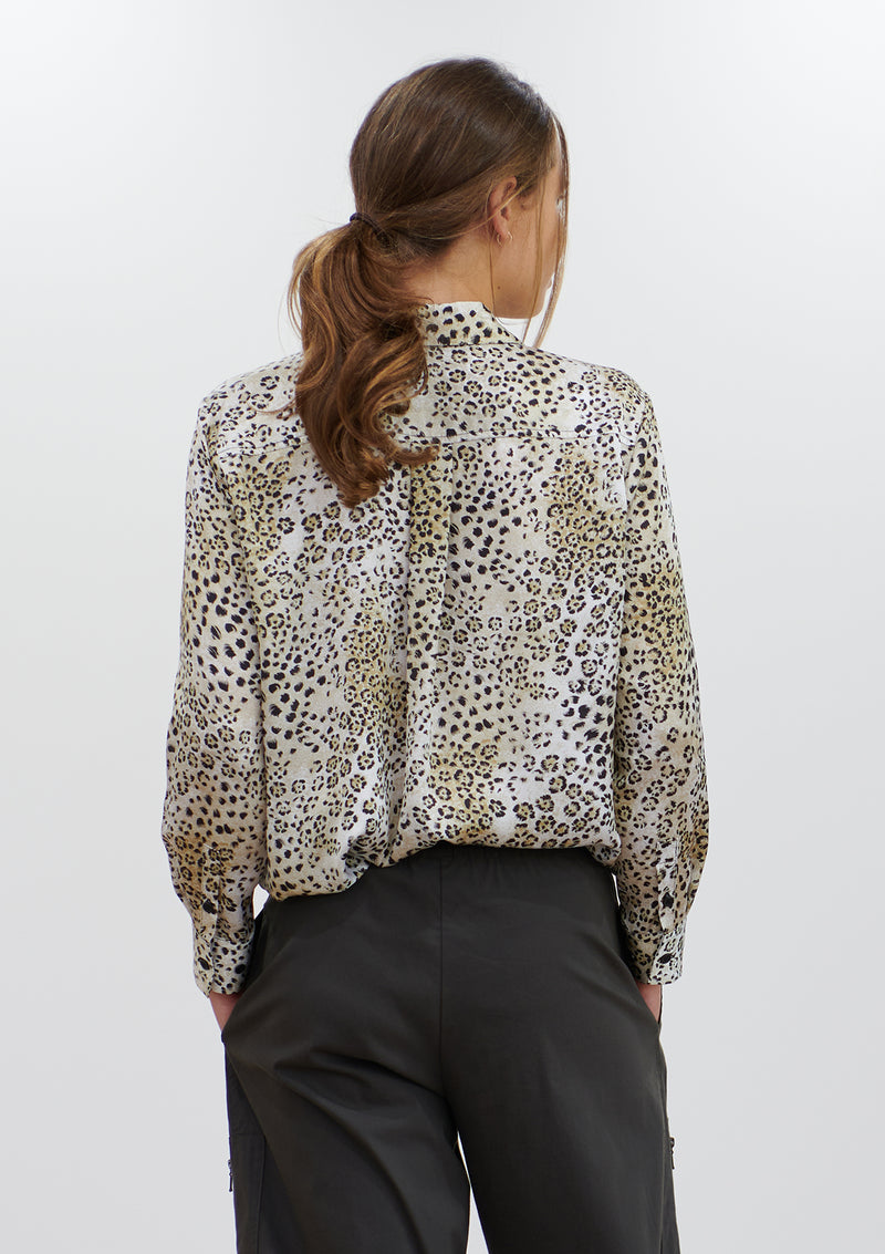 Mela Purdie Dune Animal Print Soft Shirt