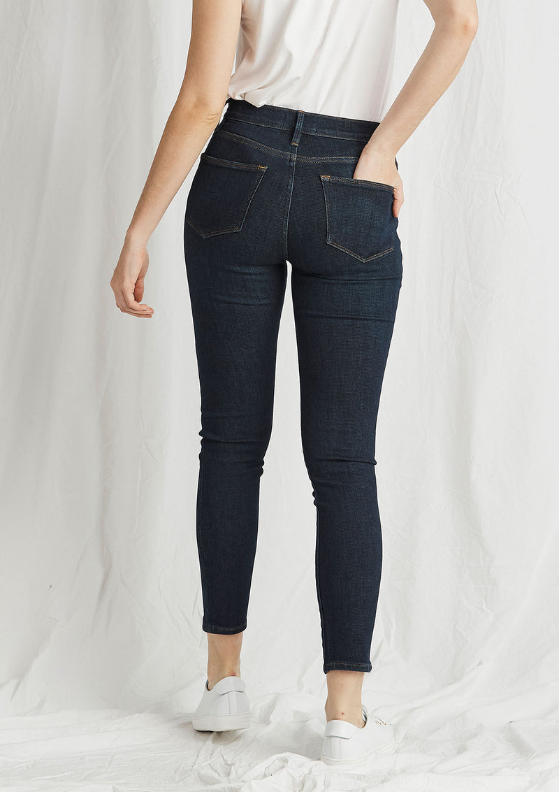 FRAME Le High Skinny Crop Jeans