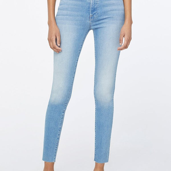 Frame le high skinny raw edge jeans clearance