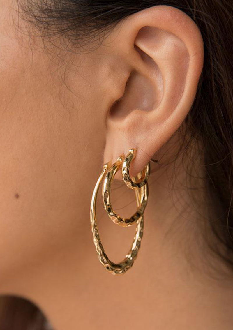 F+H Long Ride Hammered Hoops