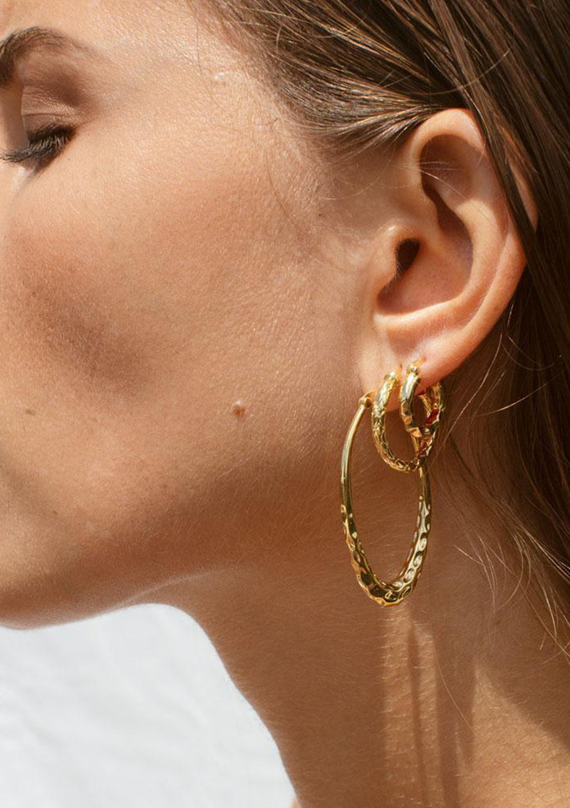 F+H Long Ride Hammered Hoops