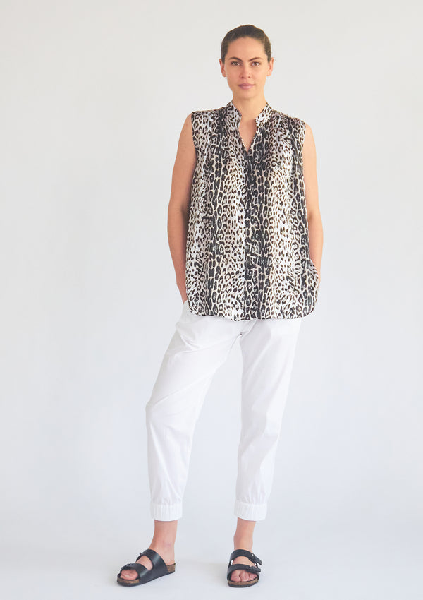 Mela Purdie Wild Stripe Animal Print Gravity Tank