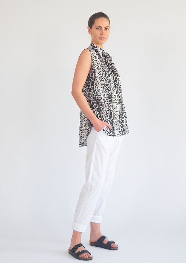 Mela Purdie Wild Stripe Animal Print Gravity Tank