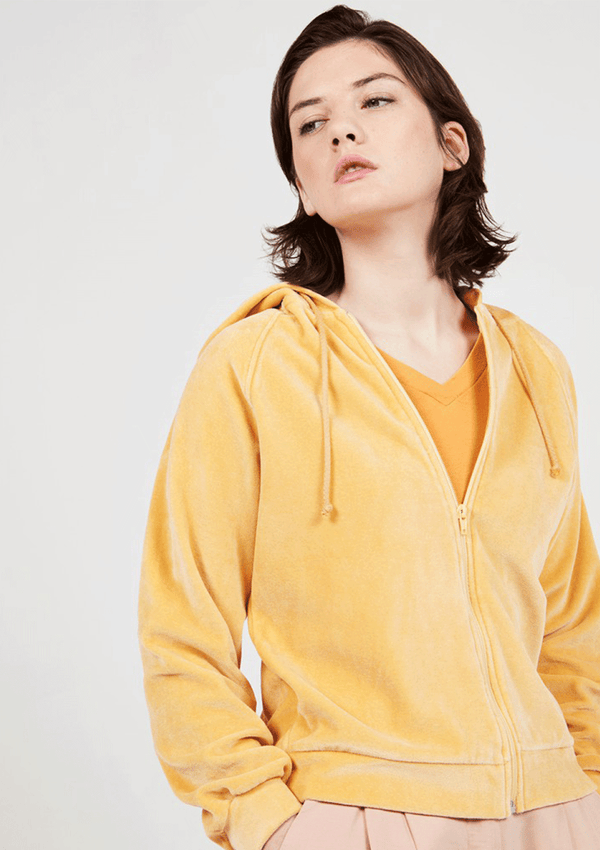 American Vintage Sweat LS Hooded Fitted Zipper